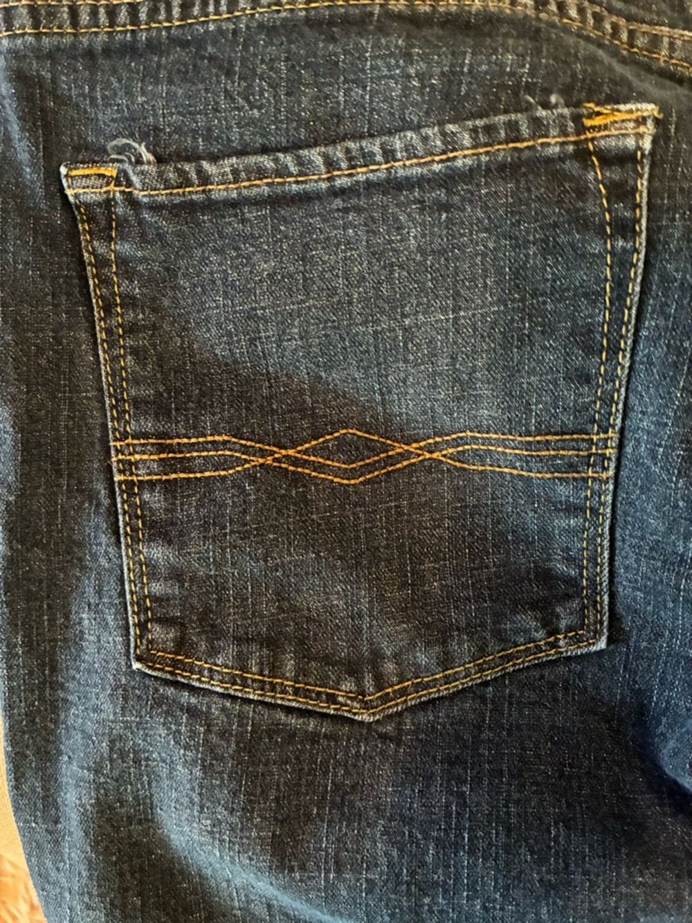 Denizen from Levi's Dark Blue Jeans with Gold Stitching Pocket